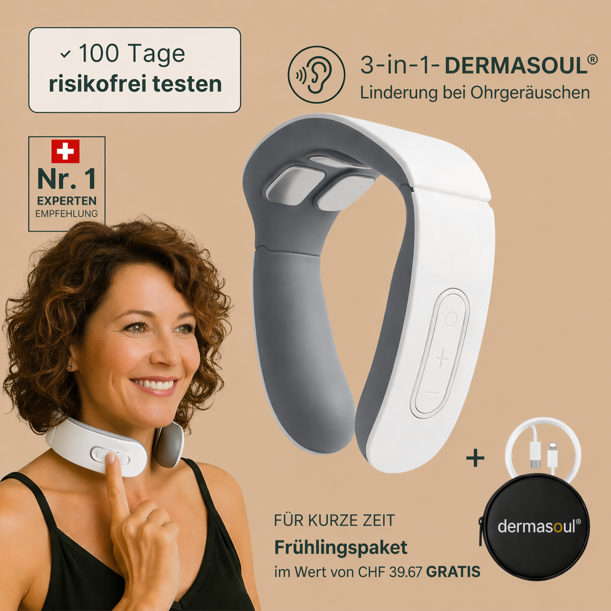 -NeuroRelix®Pro 3-in-1-Lösung gegen Tinnitus