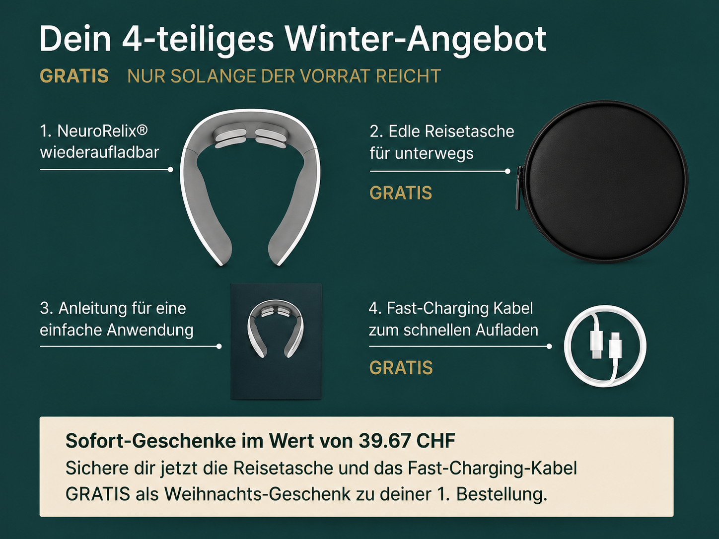 -NeuroRelix®Pro 3-in-1-Lösung gegen Tinnitus